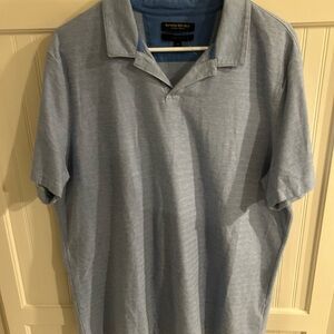 Banana Republic Men’s Luxury Touch Blue Polo Shirt XL